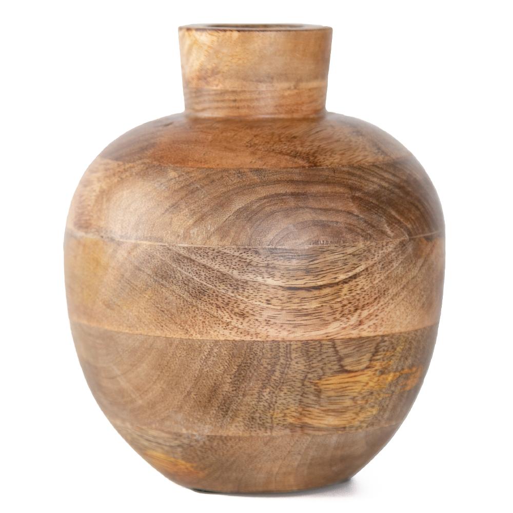 heritage lace Artisan Wood Decorative Vase
