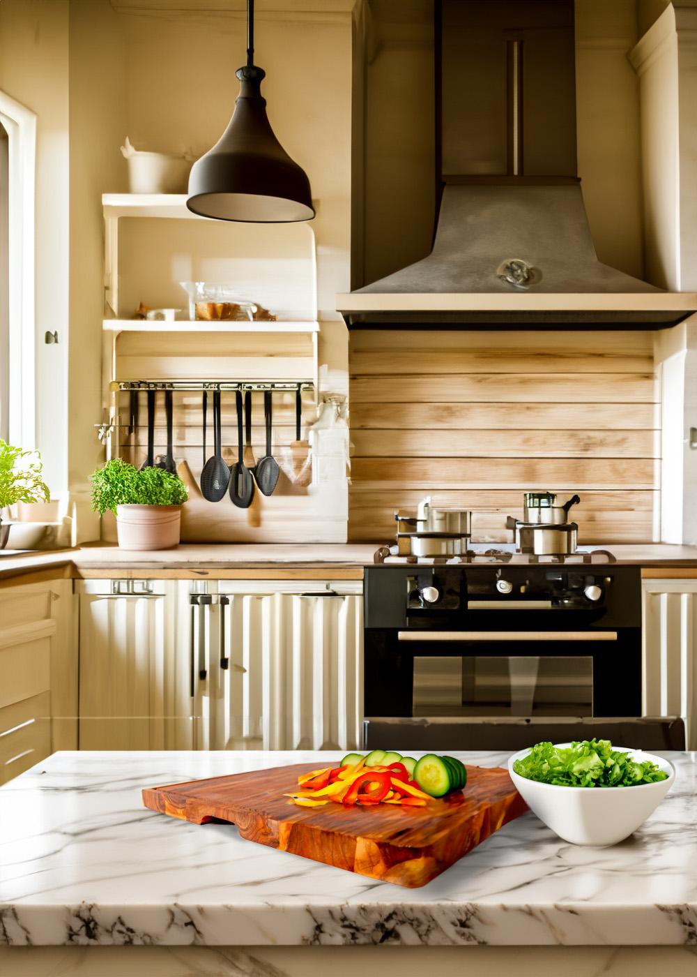 Heritage Lace Artisan Wood Trencher/Chopping Board