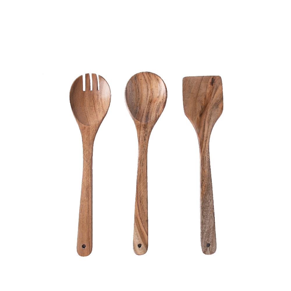 heritage lace Artisan Wood Utensil Set of 3