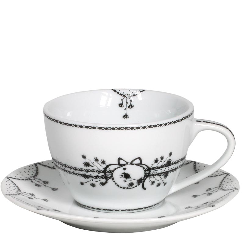 heritage lace Cappuccino Cup & Saucer Set of 4