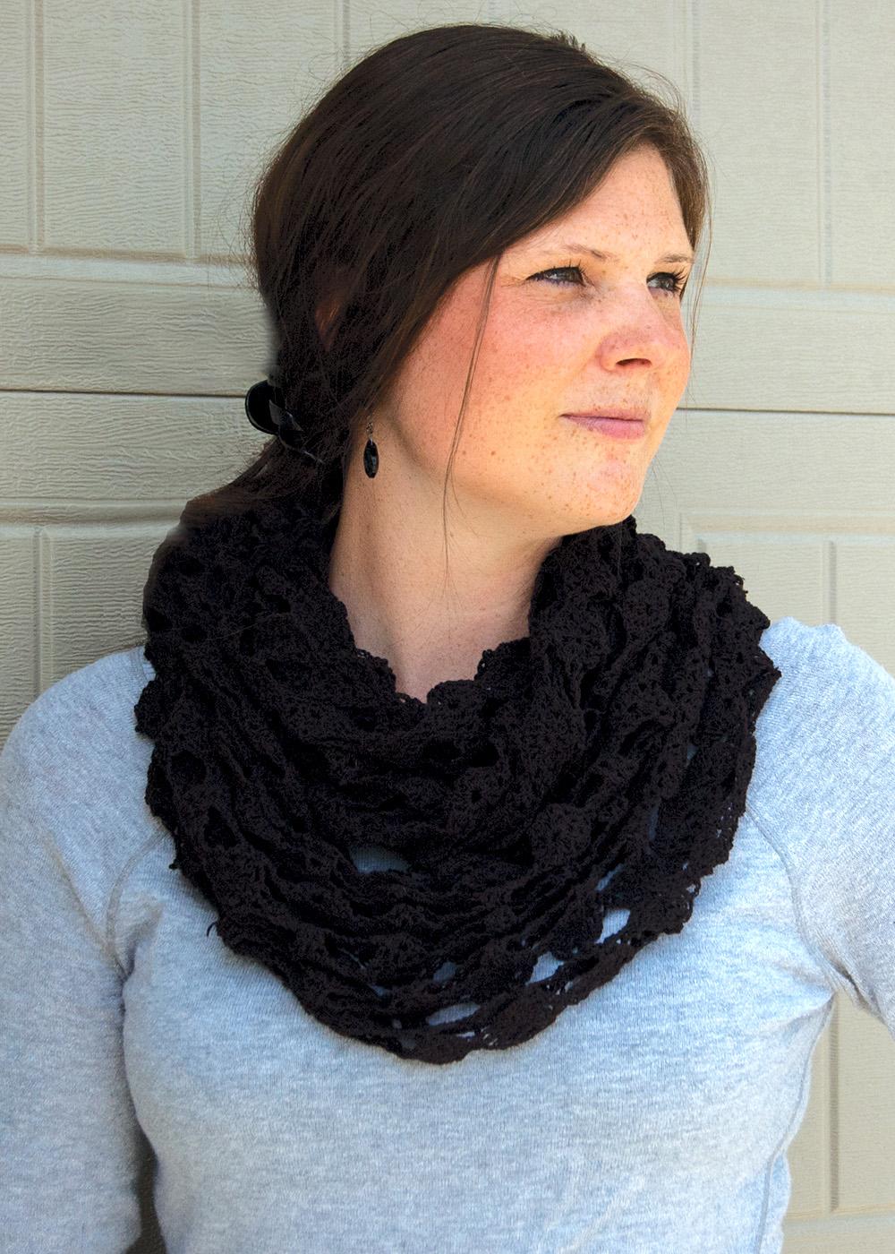 Heritage Lace Crochet Envy Infinity Scarf