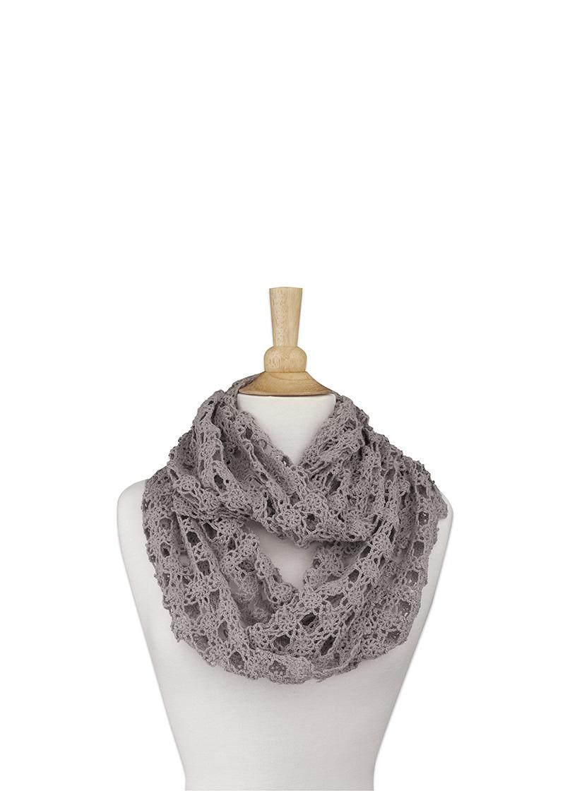 heritage lace Crochet Envy Infinity Scarf