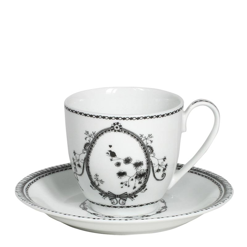 heritage lace Cup & Saucer Set of 6