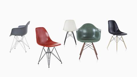 Herman Miller Eames Molded Fiberglass Chairs