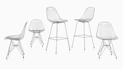 Herman Miller Eames Wire Chairs