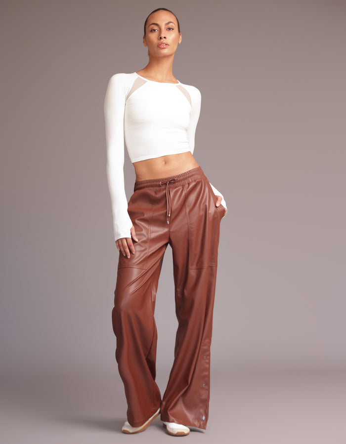 Heroine Sport CARA LEATHER PANTS [Mocha]