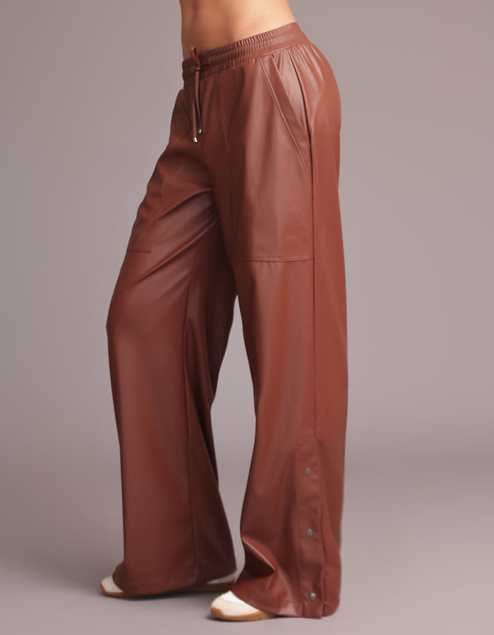 heroine sport CARA LEATHER PANTS [Mocha]