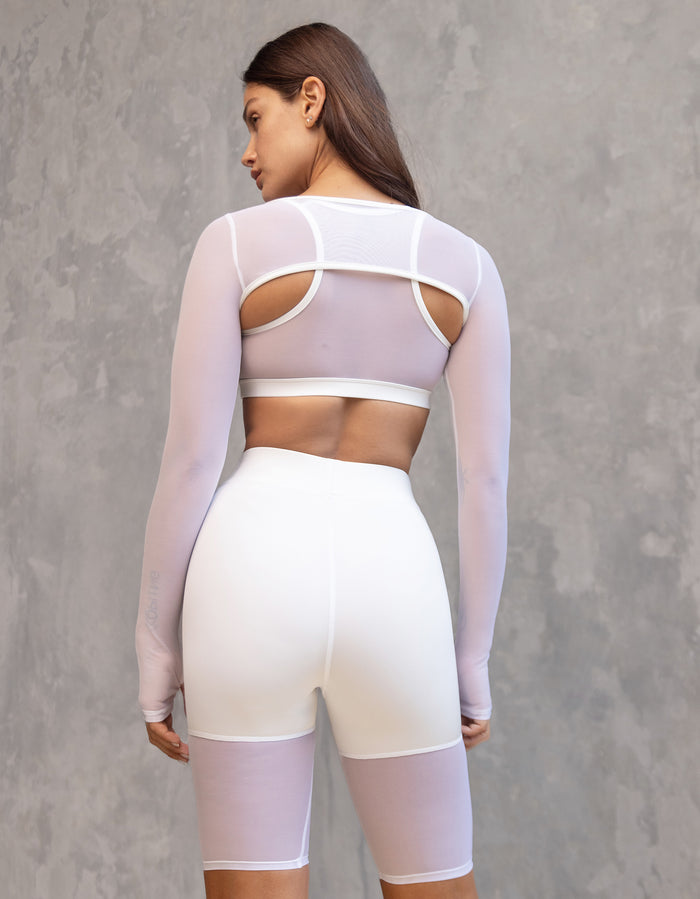 Heroine Sport Clear Shrug [White]