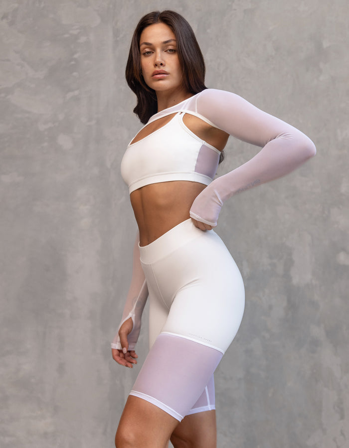 Heroine Sport Clear Shrug [White]