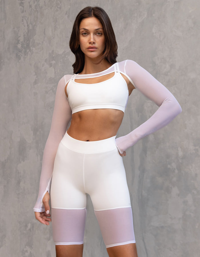 heroine sport Clear Shrug [White]