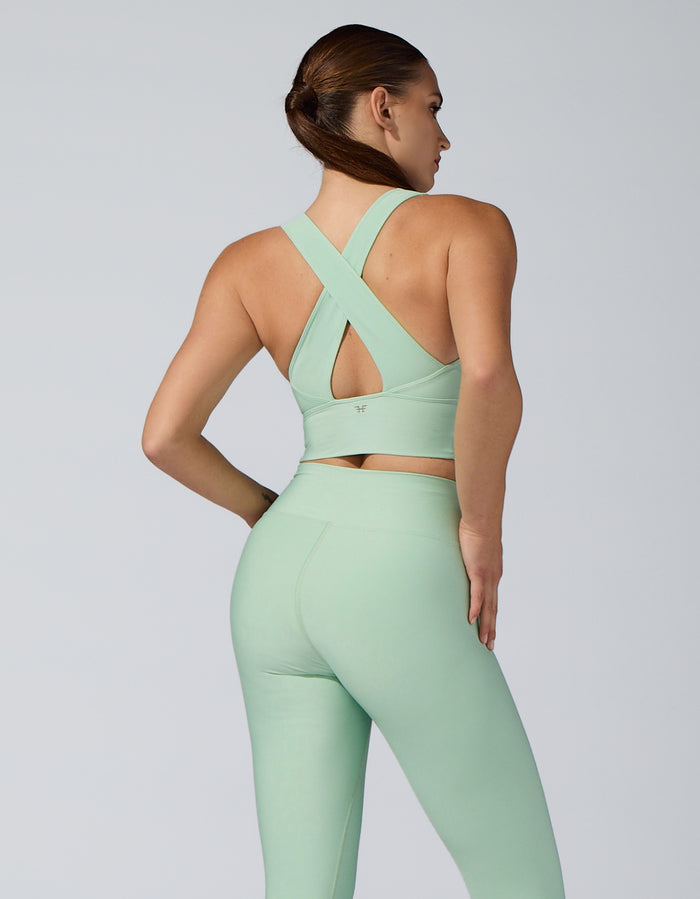 Heroine Sport CROSS BACK TOP [OPAL]