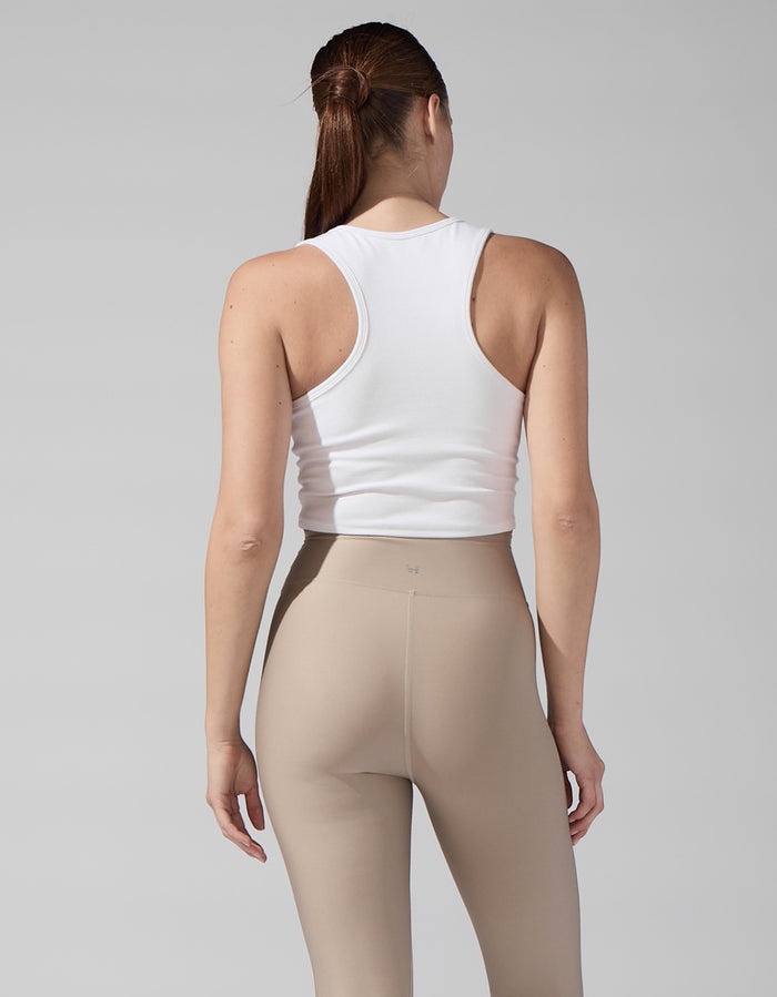 Heroine Sport CURVE RIB TANK [White]