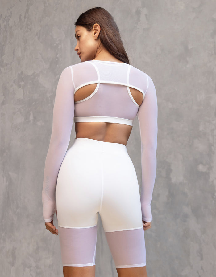 Heroine Sport Duo Shorts [White]