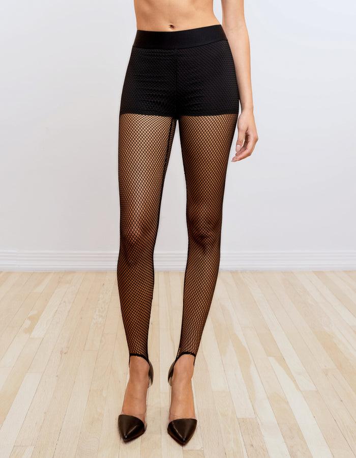 Heroine Sport Fishnet Stirrup [Black]
