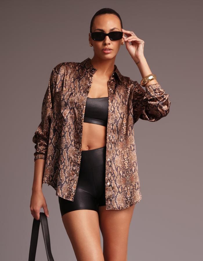 heroine sport Girlfriend Top [Desert Python]