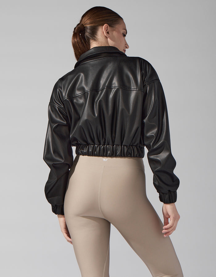 Heroine Sport Harlow Jacket [BLACK LEATHER]