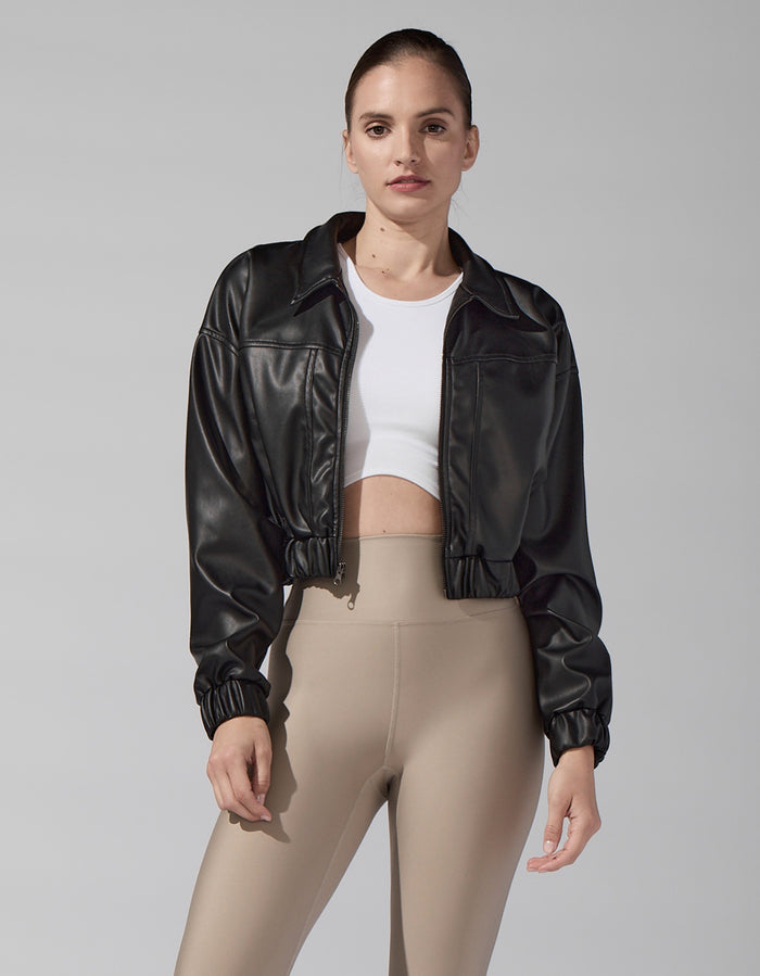 Heroine Sport Harlow Jacket [BLACK LEATHER]