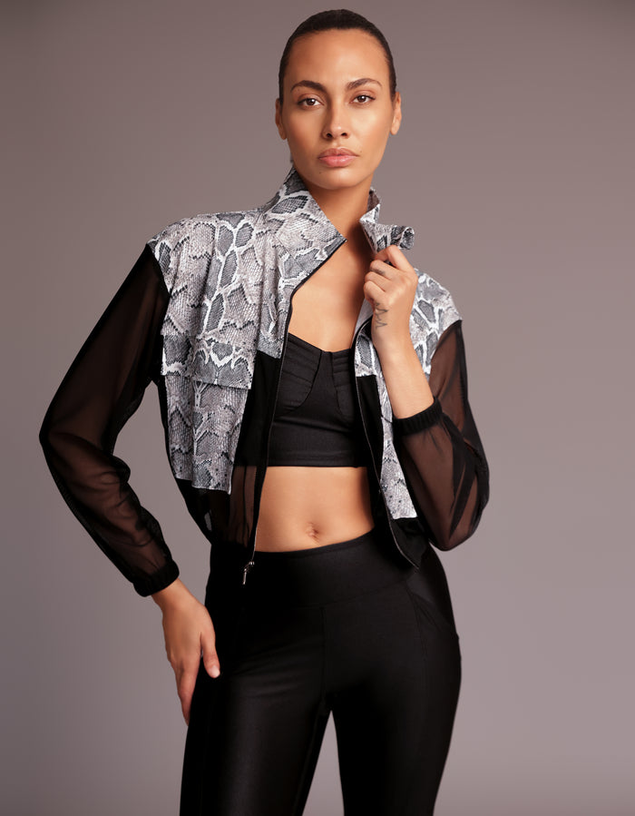 heroine sport ILLUSION JACKET [Snow Python]