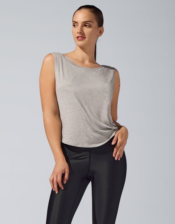 Heroine Sport Jersey Base Tank [Heather Grey]