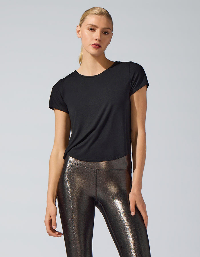 heroine sport JERSEY BASE TEE [Black]