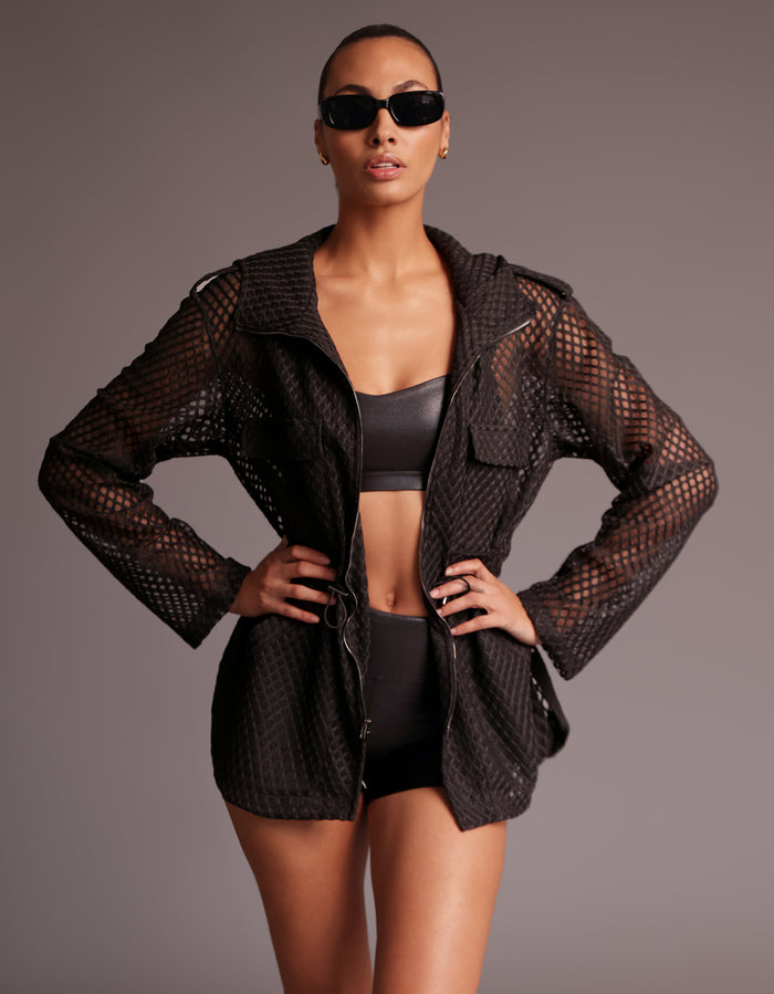 Heroine Sport LUCY JACKET [BLACK]