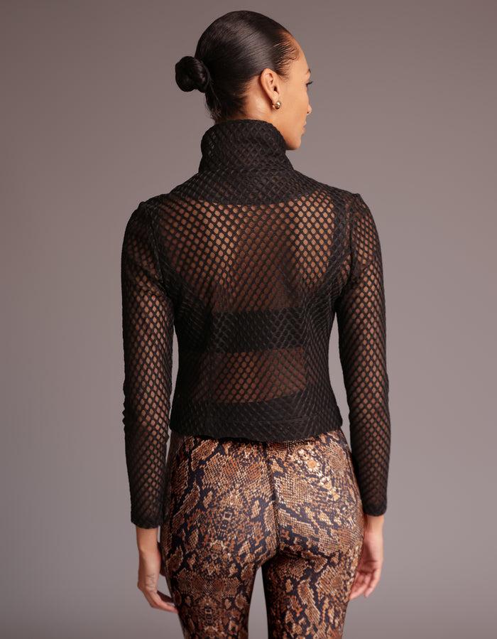 Heroine Sport MESH BIKER JACKET [BLACK]