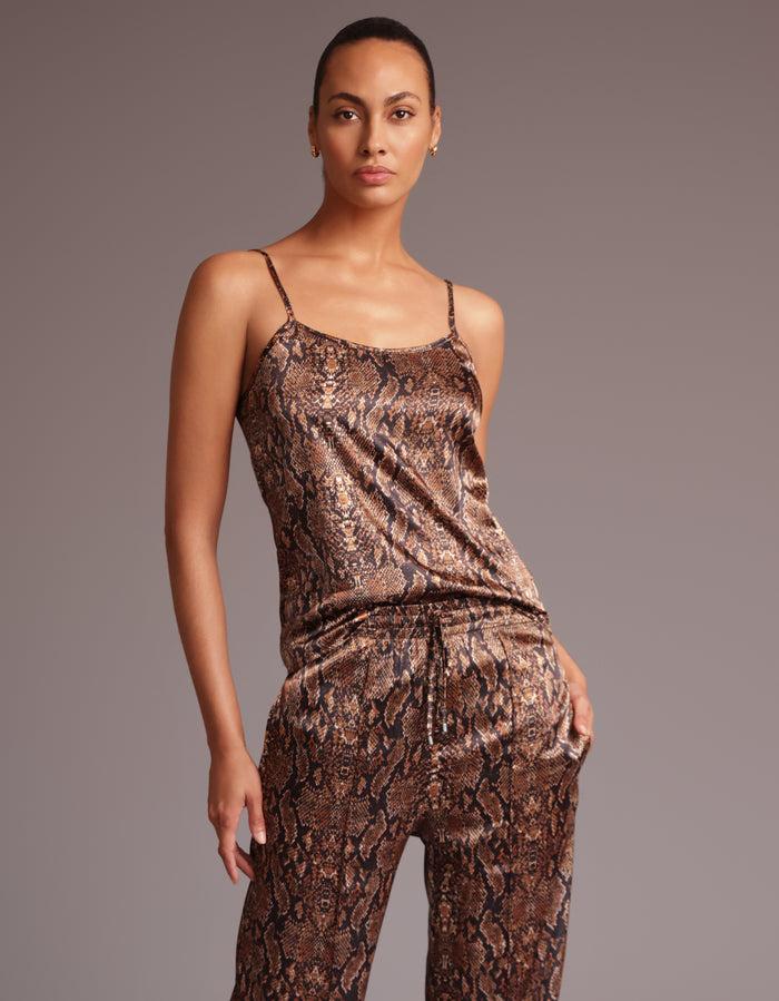 Heroine Sport SATIN CAMI [Desert Python]