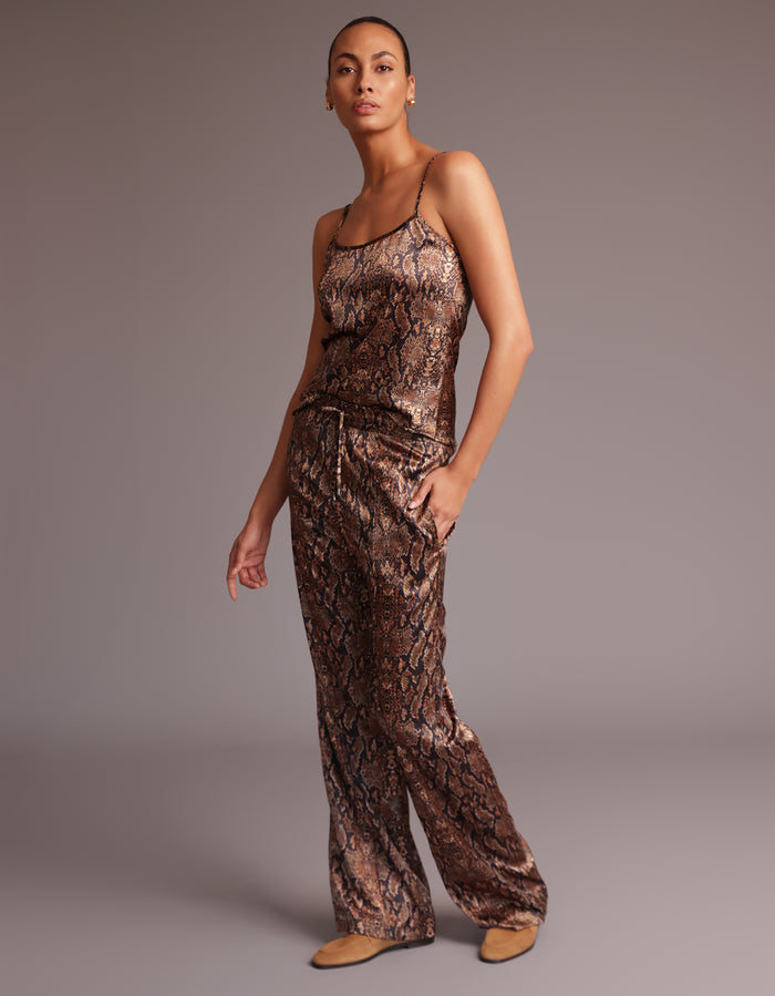 Heroine Sport SATIN CAMI [Desert Python]