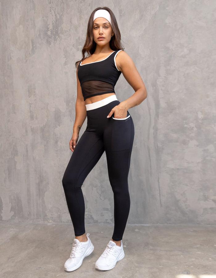 Heroine Sport Skylar Legging [Black/White]