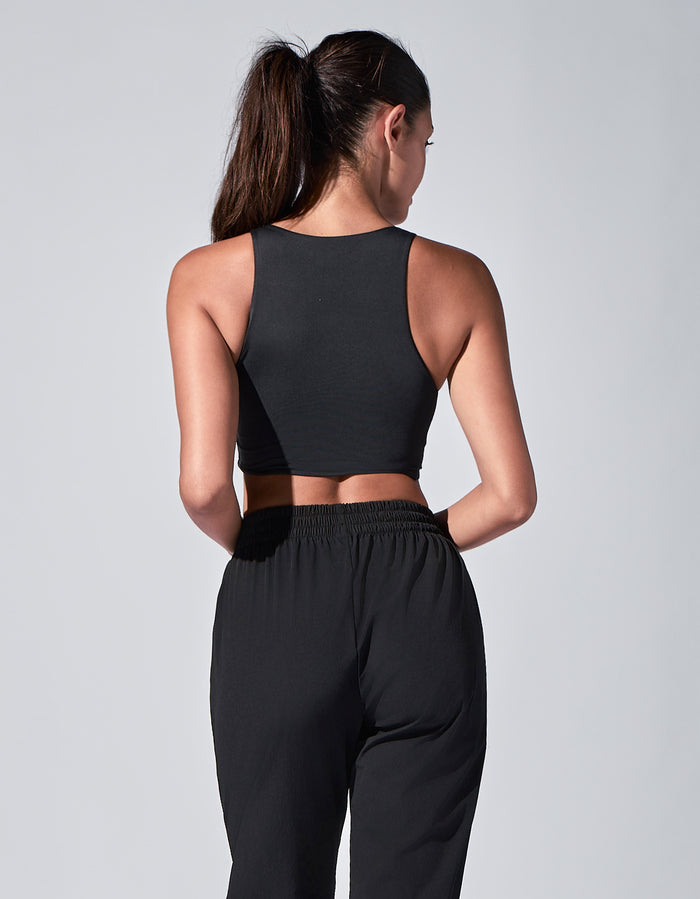 Heroine Sport Twisted Top [Black]