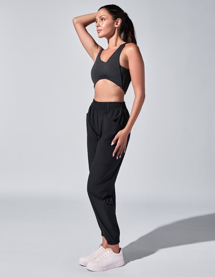 Heroine Sport Twisted Top [Black]