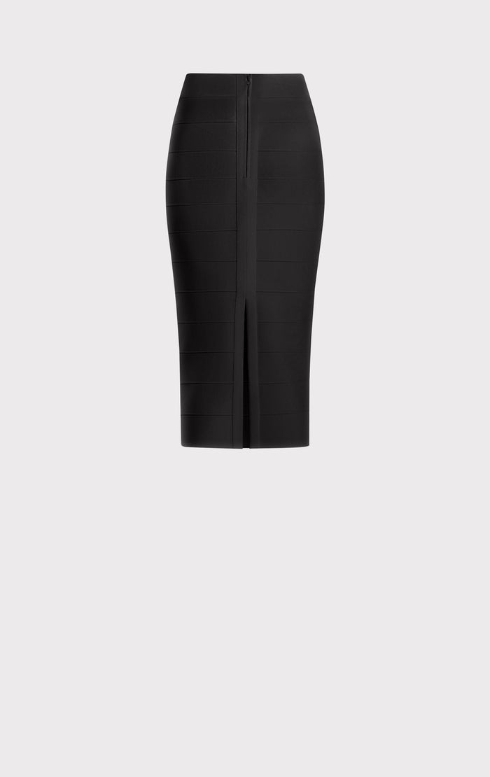 Hérve Léger ICON BANDAGE PENCIL SKIRT BLACK