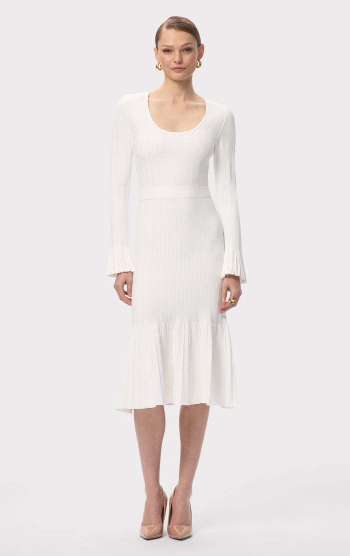 hérve léger THE ALENA DRESS ALABASTER