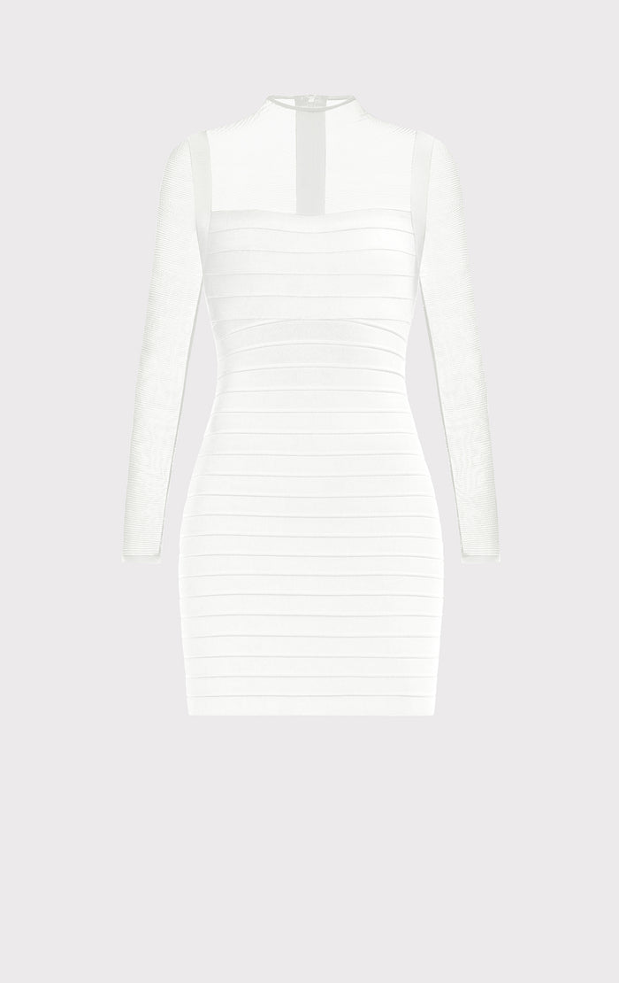 Hérve Léger THE AMY DRESS ALABASTER