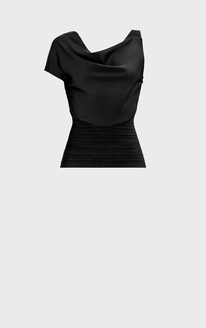 Hérve Léger THE ASTRID TOP BLACK
