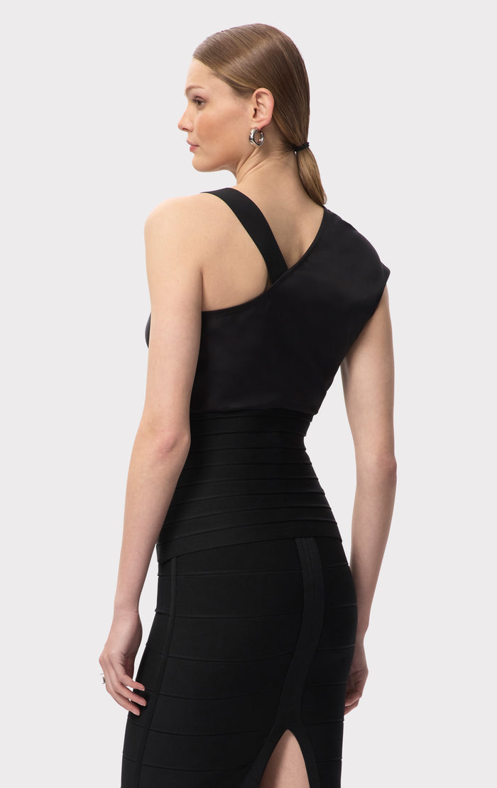Hérve Léger THE ASTRID TOP BLACK