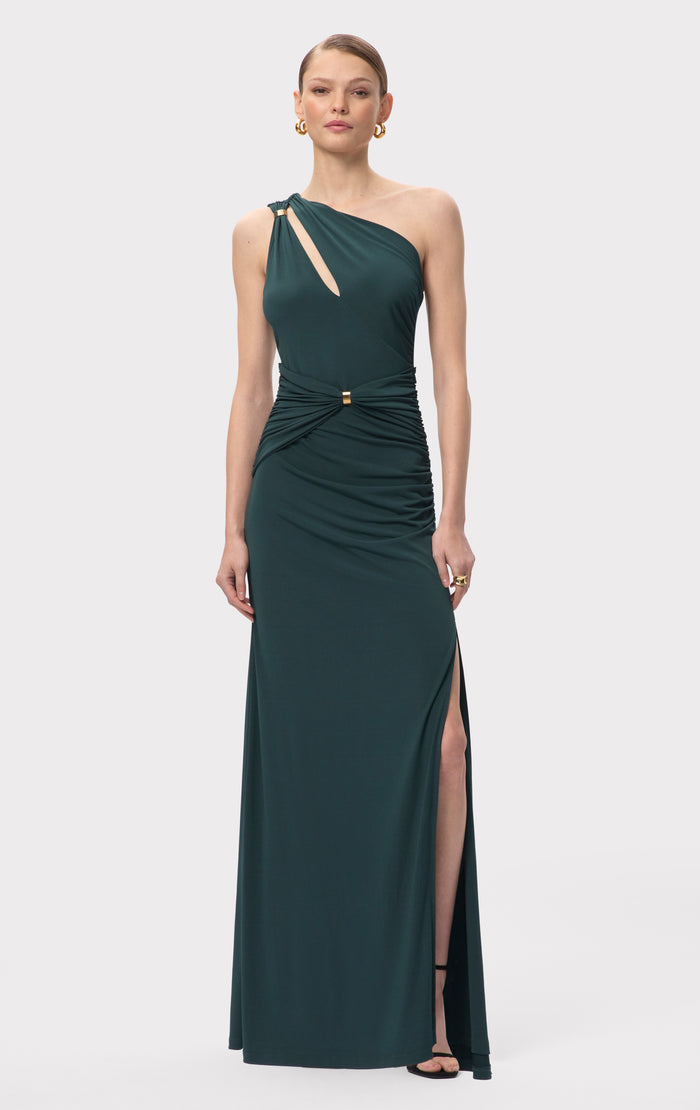 hérve léger THE AURORA GOWN VIRIDIAN