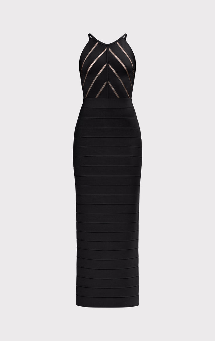 Hérve Léger THE AVA GOWN BLACK