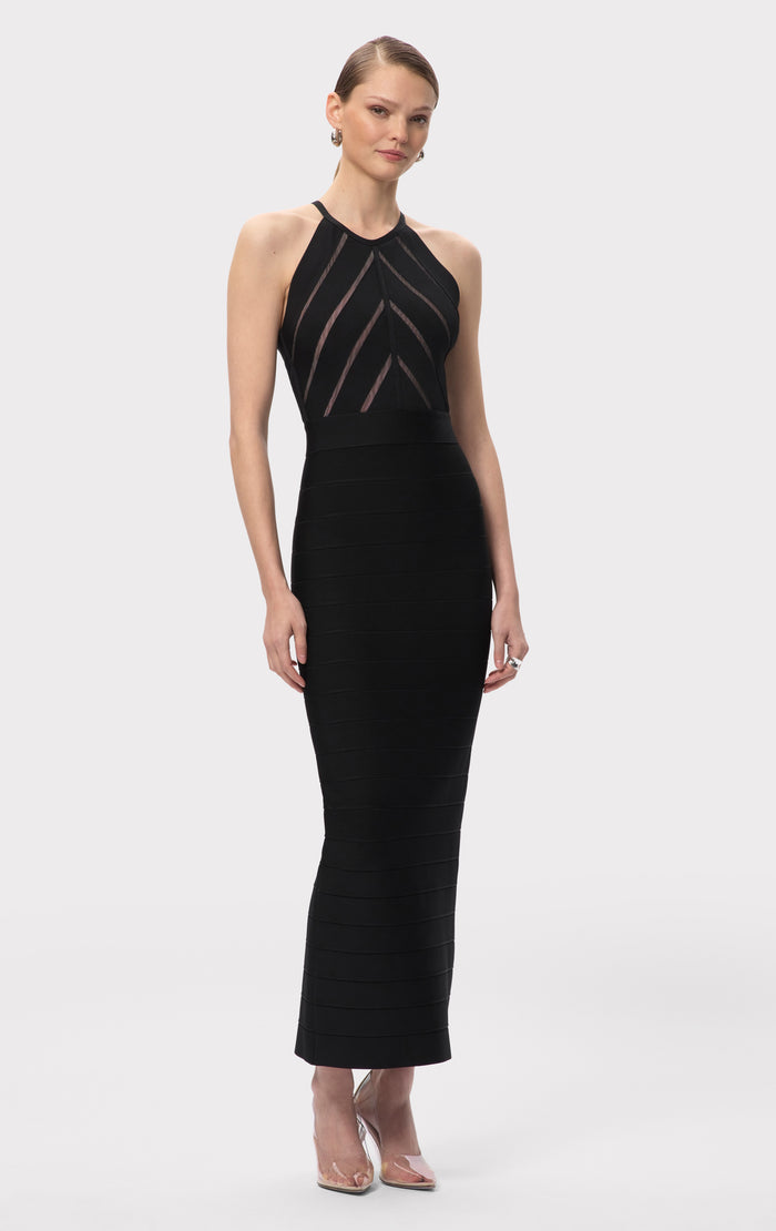 Hérve Léger THE AVA GOWN BLACK