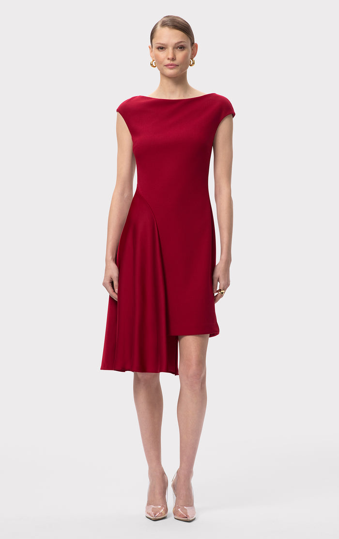 Hérve Léger THE BETHANY DRESS CABERNET