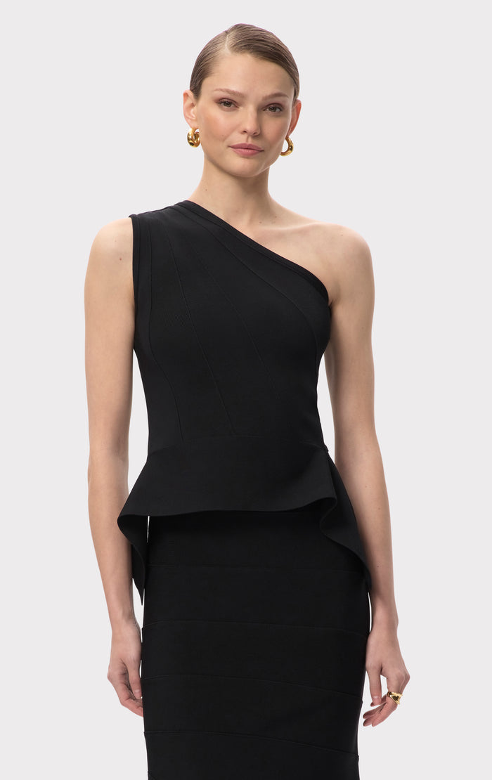 hérve léger THE BETTY TOP BLACK