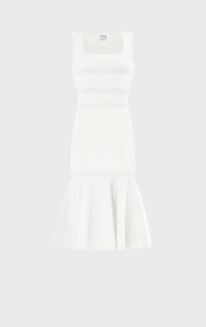 Hérve Léger THE CAMILLE DRESS ALABASTER