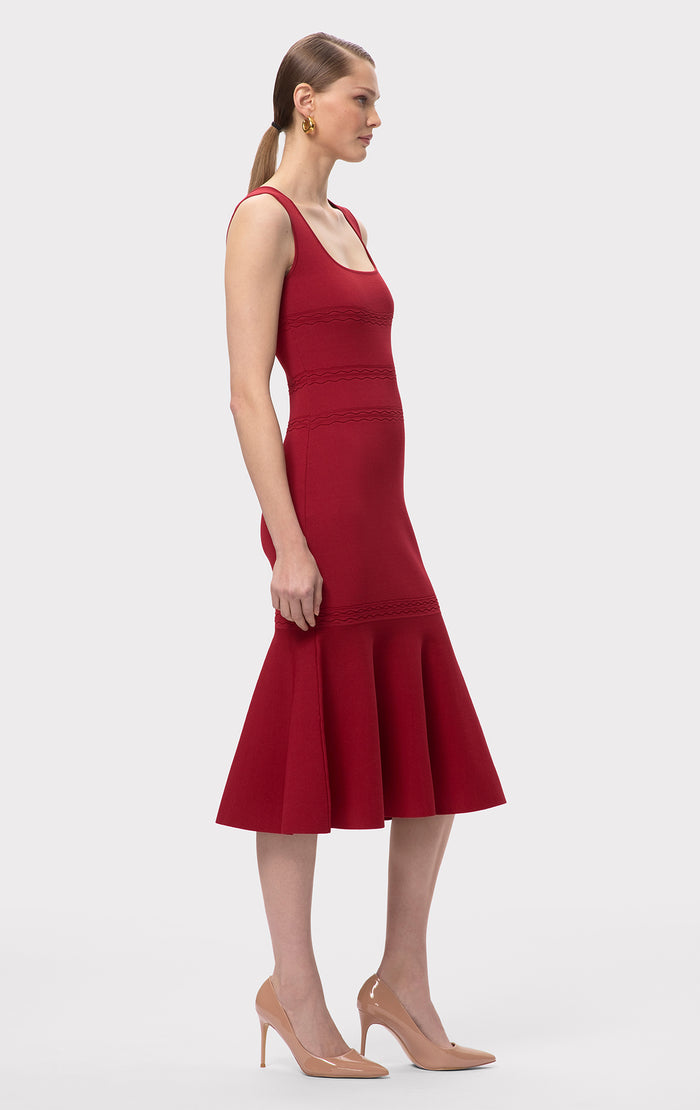 Hérve Léger THE CAMILLE DRESS CABERNET