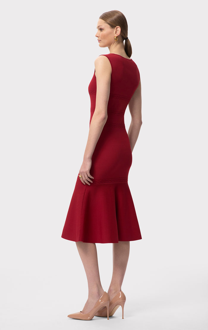 Hérve Léger THE CAMILLE DRESS CABERNET