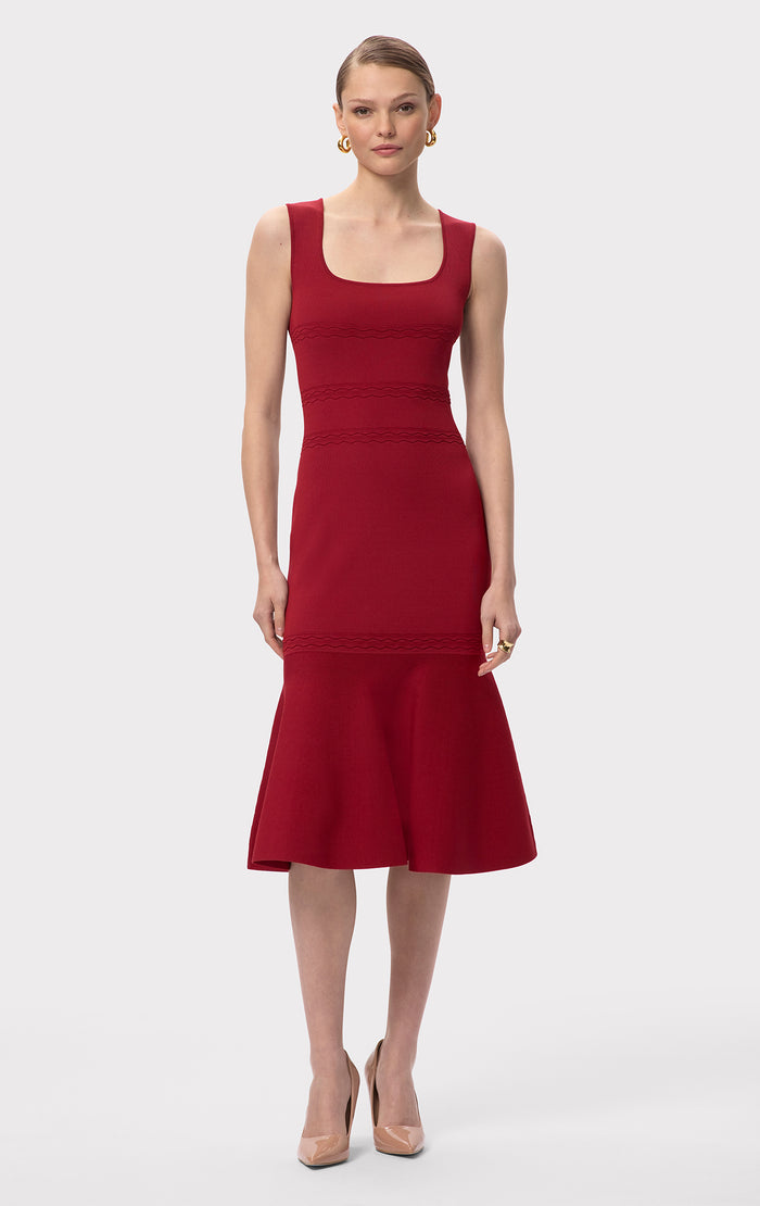 hérve léger THE CAMILLE DRESS CABERNET