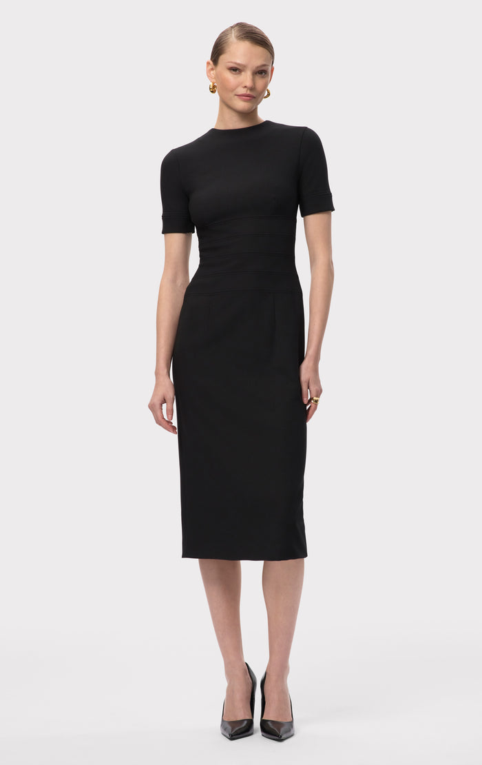 hérve léger THE CECILLIA DRESS BLACK