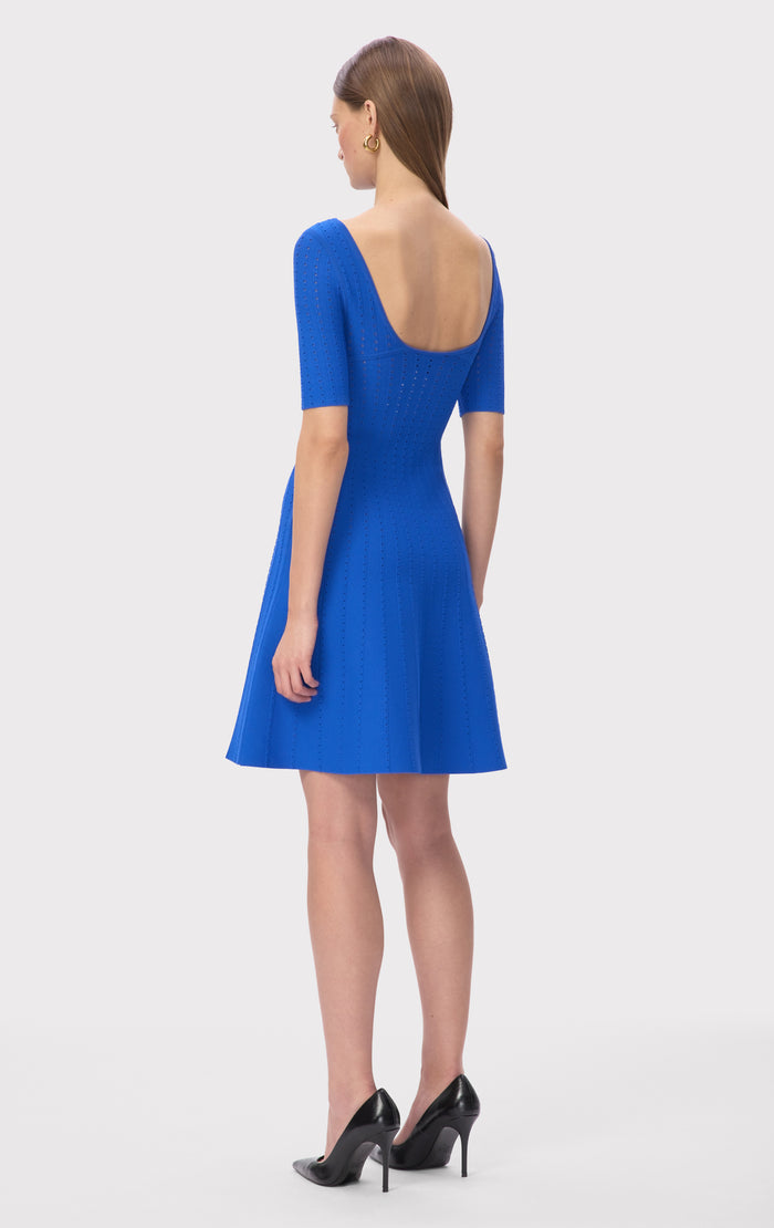 Hérve Léger THE DONNA DRESS BRIGHT BLUE