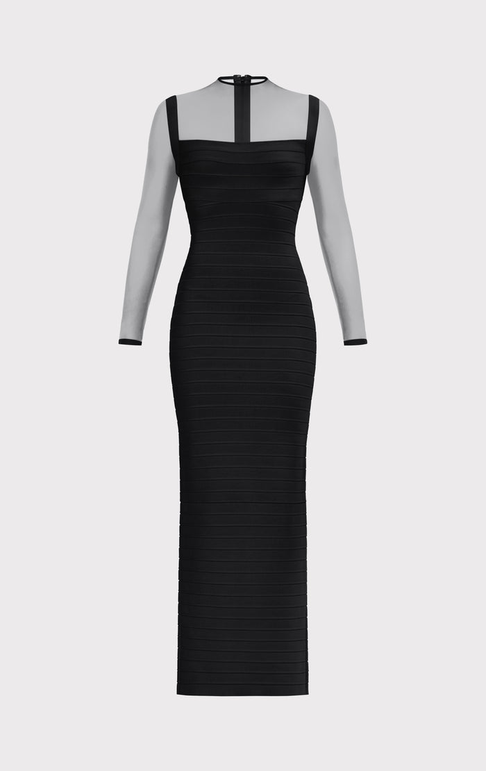 Hérve Léger THE ELLA GOWN BLACK