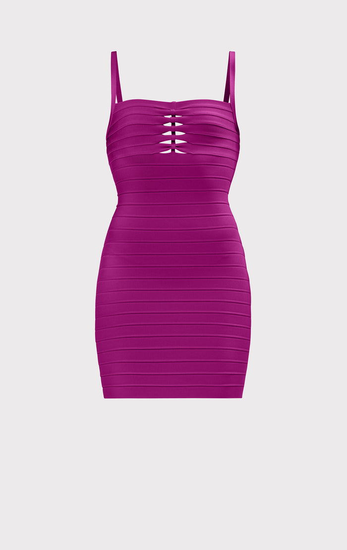 Hérve Léger THE EMERSON DRESS VERBENA