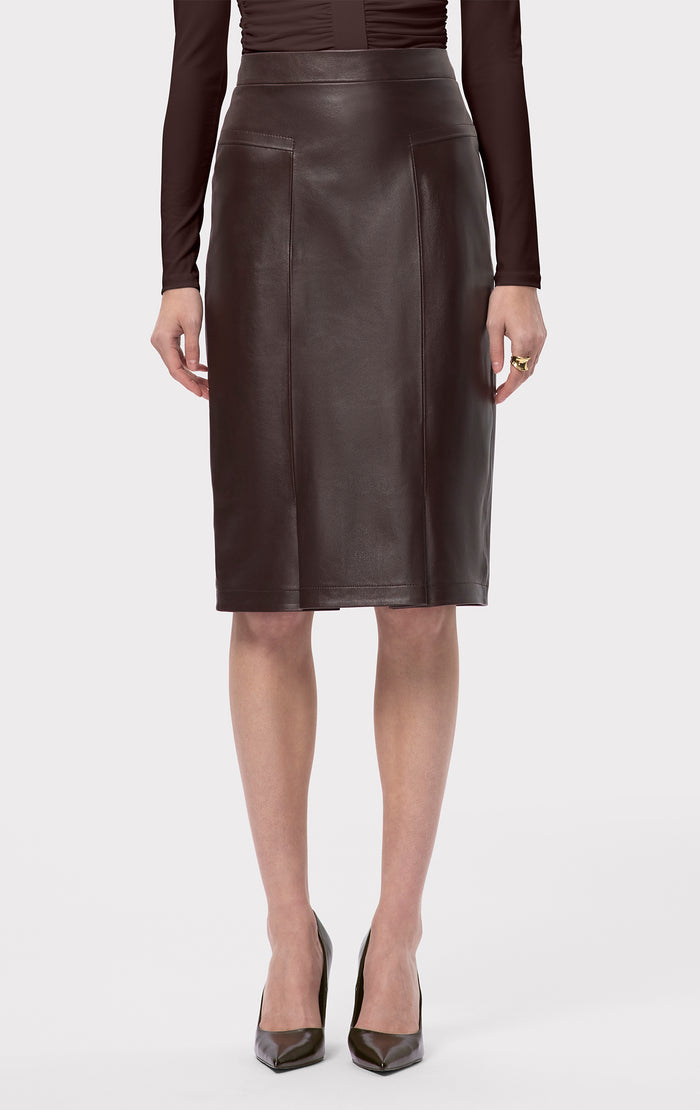 hérve léger THE ESTELLA SKIRT WALNUT